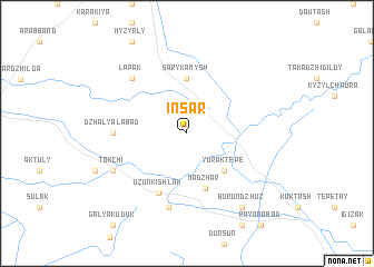 map of Insar