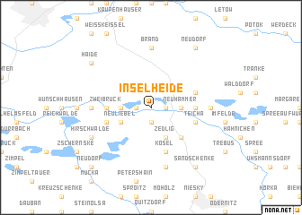 map of Inselheide