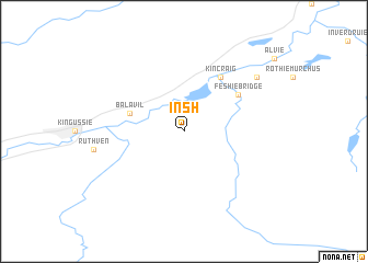 map of Insh