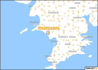 map of Insong-dong