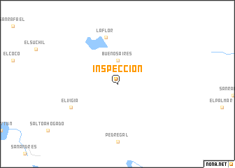 map of Inspección