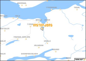 map of Instefjord