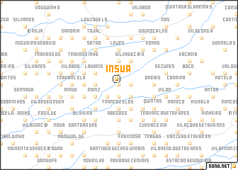 map of Ínsua