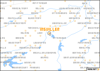 map of Insviller