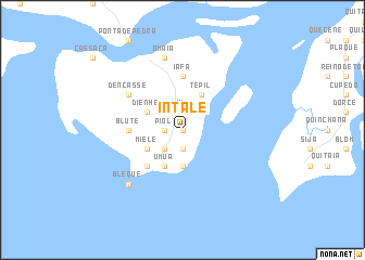 map of Intale