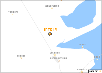 map of Intaly