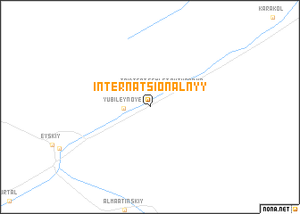 map of Internatsionalʼnyy