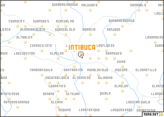 map of Intibucá