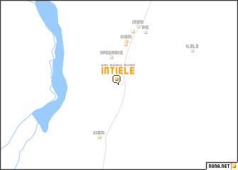 map of Intiélé
