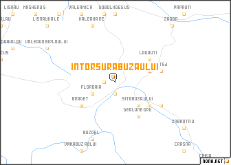 map of Întorsura Buzăului