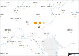 map of Intʼotʼo