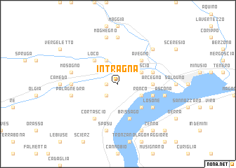 map of Intragna