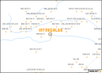 map of Intregalde