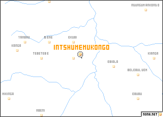 map of Intshume-Mukongo