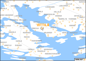 map of Inttilä