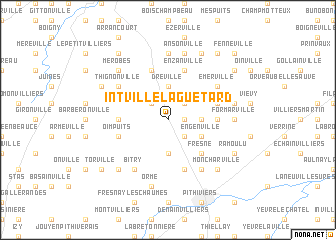 map of Intville-la-Guétard