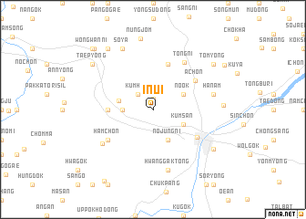 map of Inŭi