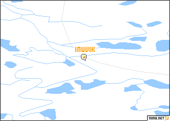 map of Inuvik