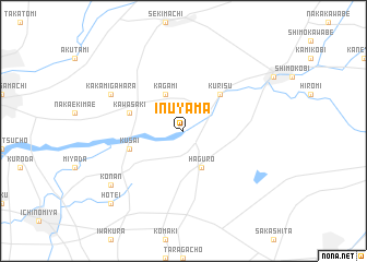 map of Inuyama