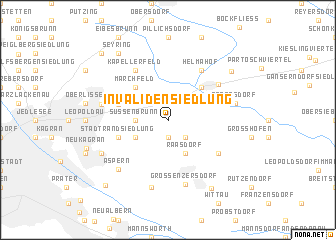 map of Invalidensiedlung