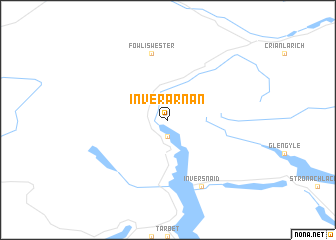 map of Inverarnan