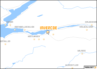 map of Invercoe