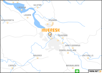 map of Inveresk