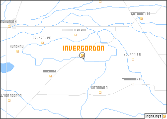 map of Invergordon