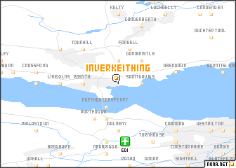 map of Inverkeithing