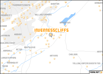 map of Inverness Cliffs