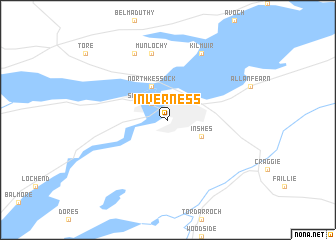 map of Inverness