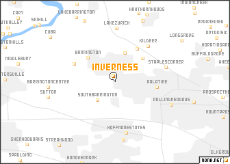 map of Inverness