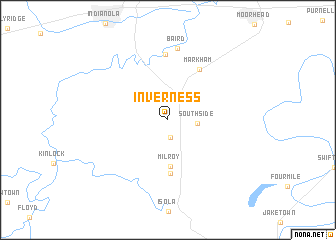 map of Inverness