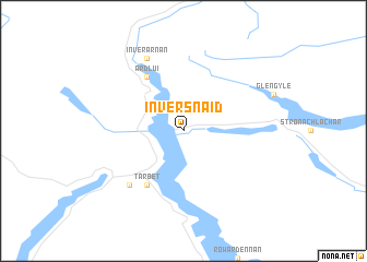 map of Inversnaid