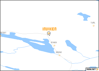 map of Inviken