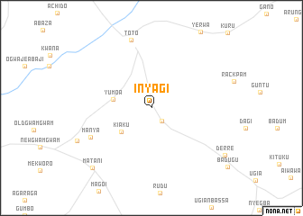 map of Inyagi