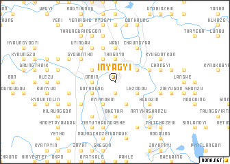 map of Inyagyi