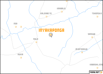 map of Inya Kaponga