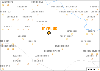 map of Inyélwa