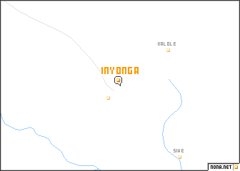 map of Inyonga