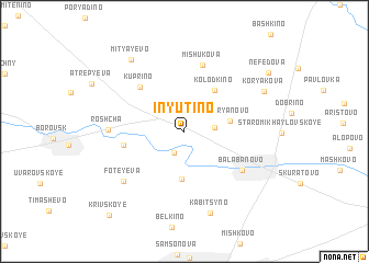 map of Inyutino