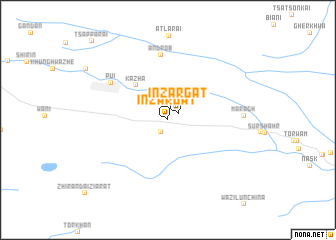 map of Inzargāt