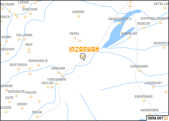 map of Inzar Wām