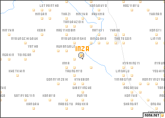 map of Inza