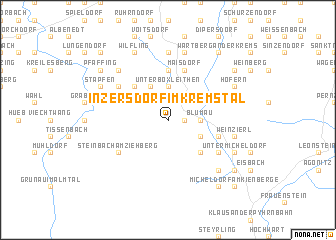 map of Inzersdorf im Kremstal