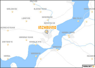 map of Inzhavino