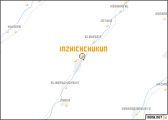 map of Inzhich-Chukun