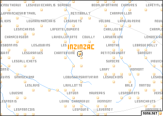 map of Inzinzac