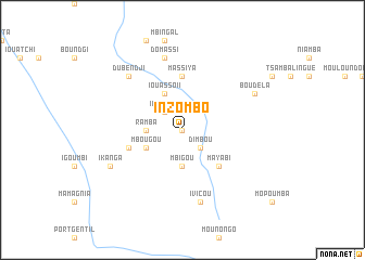 map of Inzombo