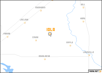 map of Iola